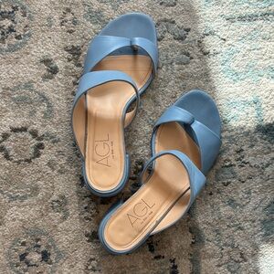 AGL Light Blue Women's Sandals